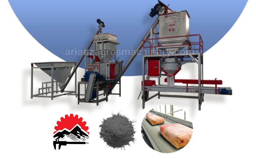 دستگاه ها و ماشین آلات صنعتی خط تولید ملات خشک دستگاه بسته بندی ملات خشک پودری