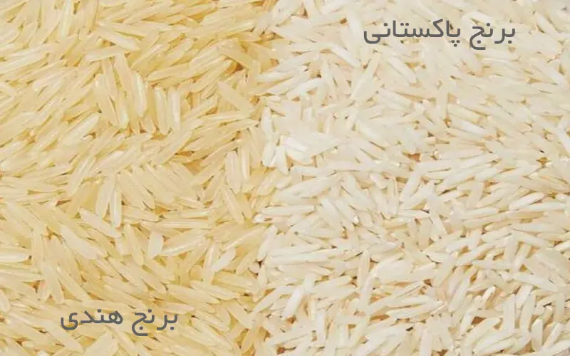 تفاوت برنج پاکستانی و برنج هندی