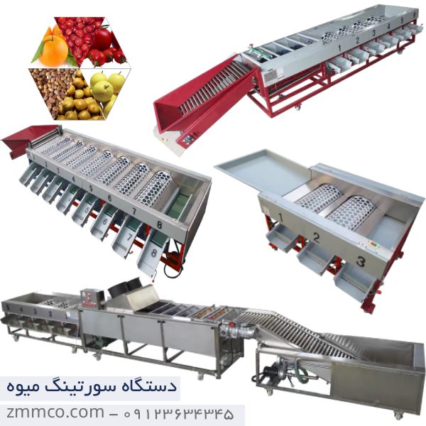 دستگاه سورتینگ میوه دستگاه سورتینگ مرکبات