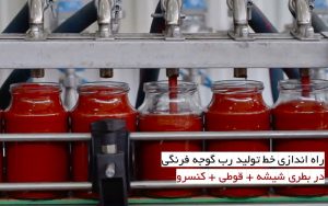 راه اندازی خط تولید رب گوجه فرنگی